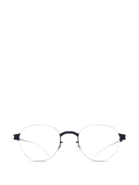 Mykita Selby round-frame glasses Silver SELBY271