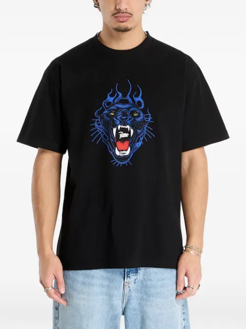 PATTA Fire Panther T-shirt Black POCAW2510002900086001