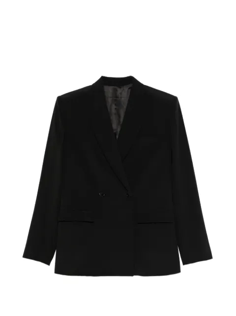 ISABEL MARANT Calie silk crepe jacket Black VE0621FBD1F02I