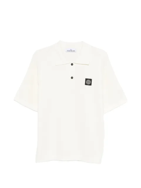 Stone Island 5100030 micro stitch soft organic cotton polo shirt Neutrals L1S155100030S00B5