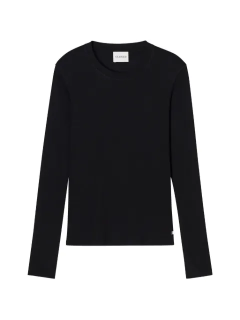 Closed long-sleeve top Black C9502642022