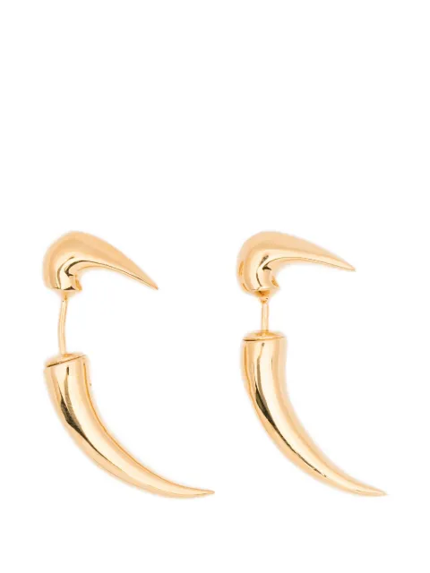 LEONARDO VALENTINI shark-tooth drop earrings Gold BRTBJX