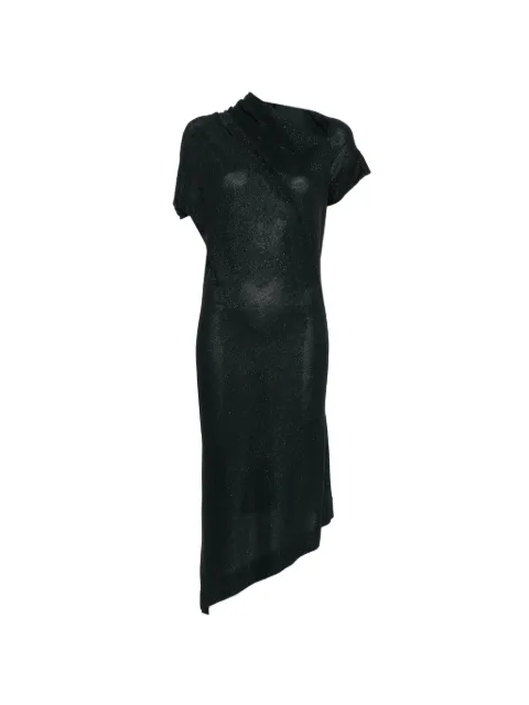 Vivienne Westwood Pre-Owned 2019 asymmetric midi dress Green VW490AGM
