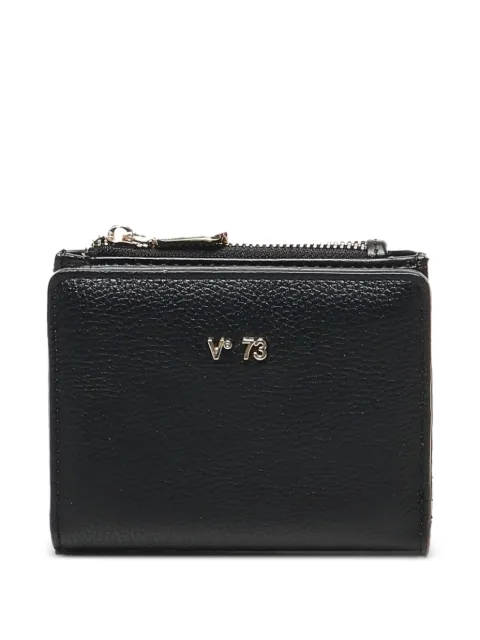 V°73 lettering logo zip wallet Black 73PS9D1258KEIRANERO