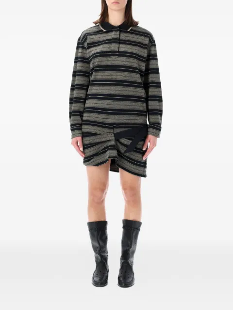MARANT ÉTOILE Isea polo dress Grey RO1037FAD1K04E