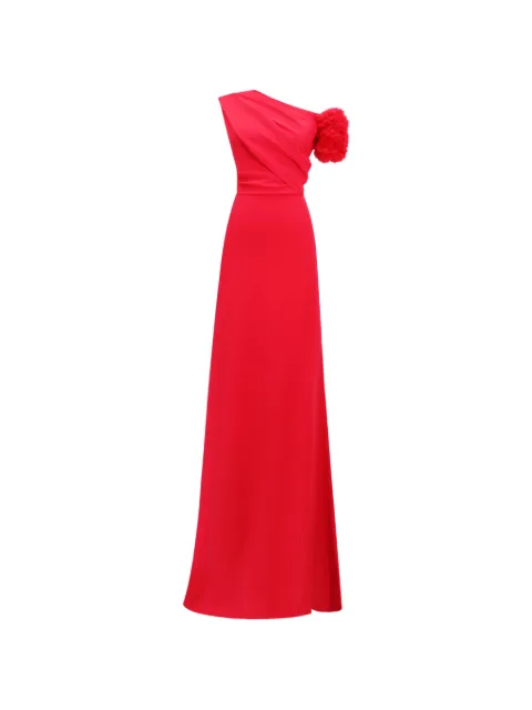 Gemy Maalouf one shoulder long dress Red GMR247191LD