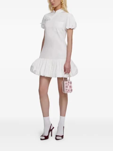 Self-Portrait pocket mini dress White RS26551SW