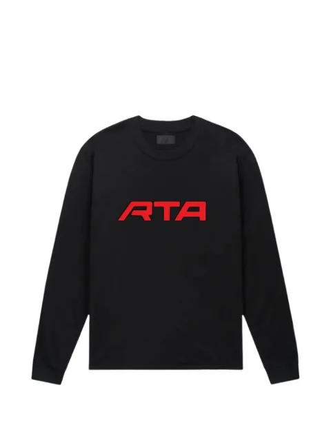 RTA Lawrence logo long-sleeve T-shirt Black MMOTK911T1193