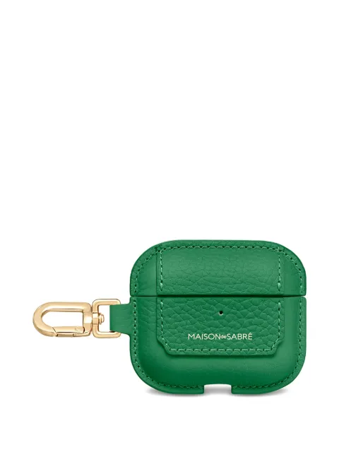 MAISON de SABRÉ leather Airpods Pro 3 keyring case Green APP3