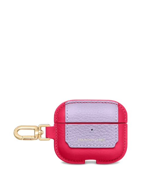 MAISON de SABRÉ leather AirPods Pro 3 keyring case Pink APP3
