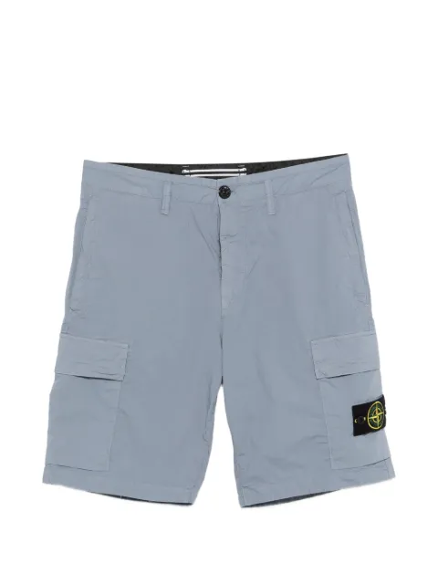 Stone Island l100020 stretch cotton Tela 'Paracadute' shorts Blue L1S15L100020S0003