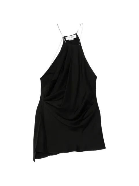 Victoria Beckham halterneck sleeveless blouse Black 1126WTP007094A