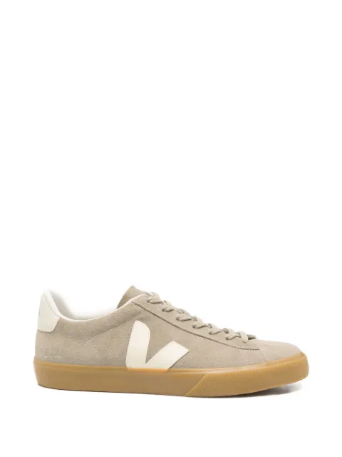 VEJA logo-patch suede sneakers Neutrals CP0321435