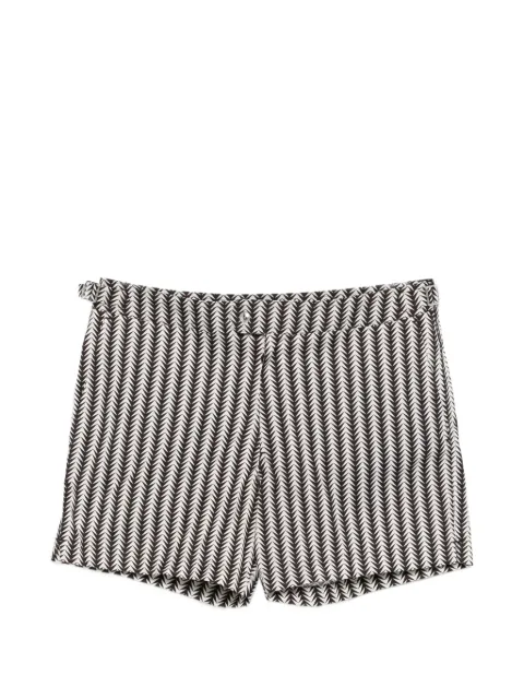 TOM FORD adjustable waist pattern short Brown BSS001FMN077