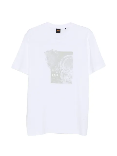 BOSS graphic-print T-shirt White 50556007