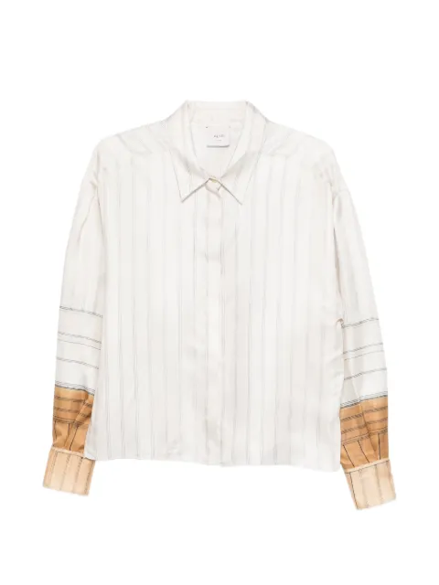 Alysi striped sleeve shirt Neutrals 116231P6063