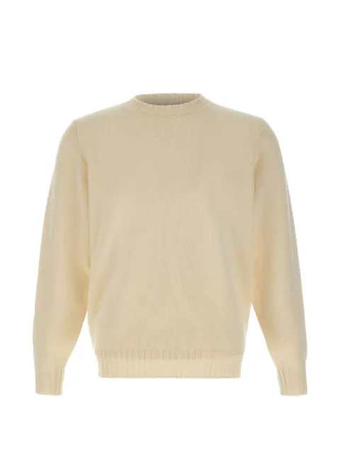 Filippo De Laurentiis crew-neck ribbed sweater Neutrals GC3MLWC7R020