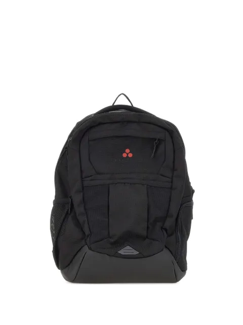 Peuterey Teno logo-print zipped backpack Black PEX017499011827