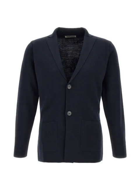 Filippo De Laurentiis virgin-wool blazer Blue RJMLMPTWM14M890