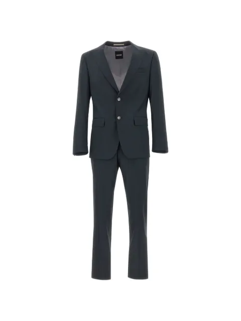 BOSS two-piece slim-fit suit in a wool blend Green 50557273