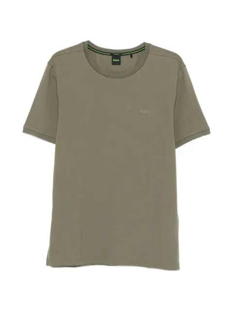 BOSS crew-neck T-shirt Green 50521245