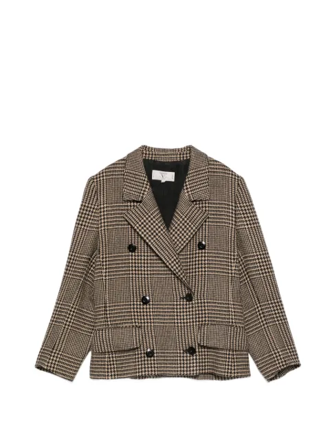 Valentino Garavani Pre-Owned 1980s double-breasted blazer Neutrals VA450AGB