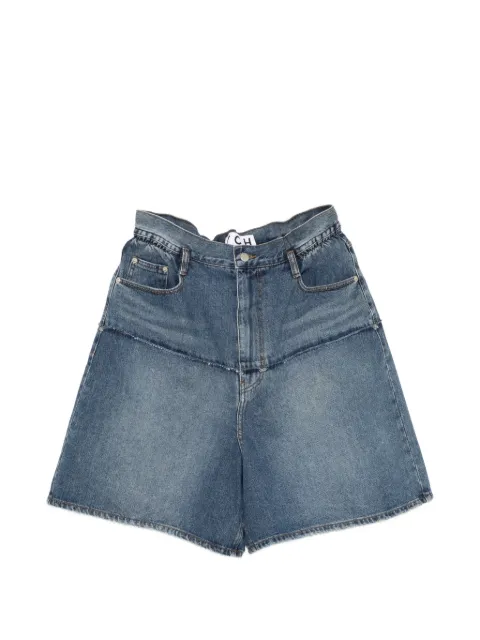 YCH cotton denim shorts Blue R26DB8091BL