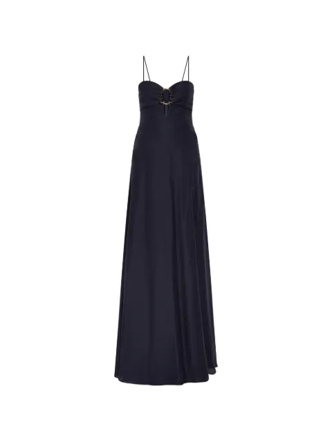 Rebecca Vallance buckle-detail maxi dress Blue 26011541
