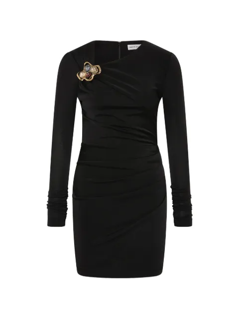 Rebecca Vallance embellished long-sleeve mini dress Black 26011571