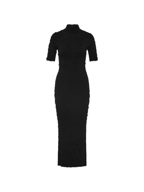 Rebecca Vallance Dayton mock-neck midi dress Black 26011454