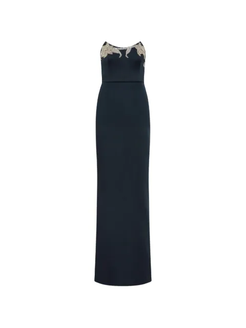 Rebecca Vallance Lessa strapless maxi dress Blue RVBR1425