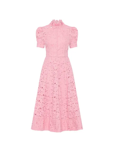 Rebecca Vallance Kitsu high-neck midi dress Pink 25041909