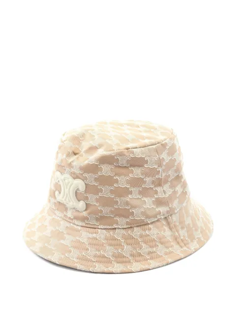 Celine Pre-Owned 2020s Triomphe monogram bucket hat Pink 1040554