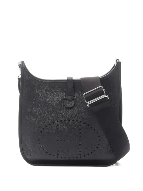 Hermès Pre-Owned 2023 PM Evelyn 3 Troyes shoulder bag Black 1040319B