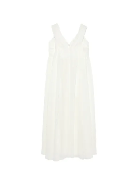 CO COLLECTION crinkle-cut maxi dress White 4912OPNPS26