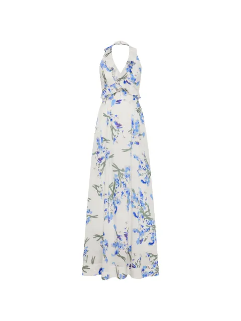 Rebecca Vallance Bluebell Meadow floral-print maxi dress White 26011466