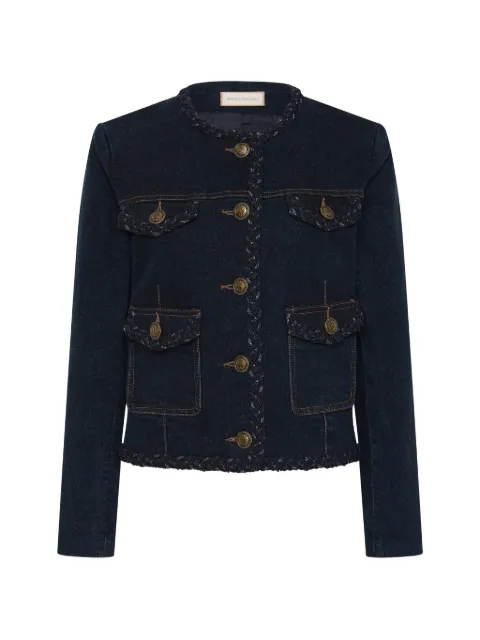 Rebecca Vallance buttoned kairo jacket Blue RVD4346