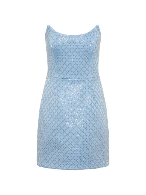 Rebecca Vallance Alix sequined mini dress Blue RVBR1191