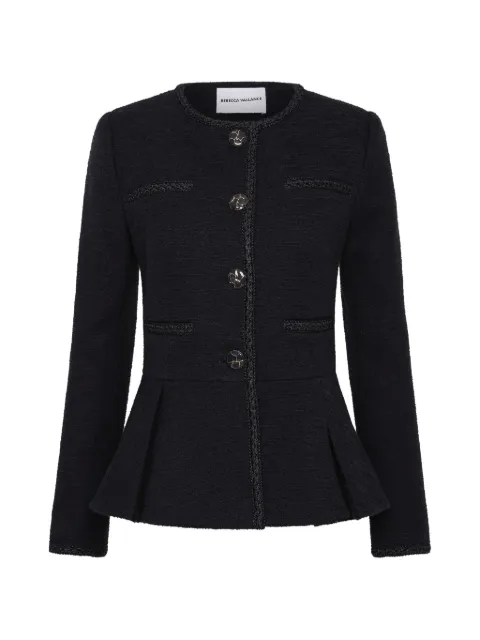 Rebecca Vallance London button-up peplum jacket Blue 26014356