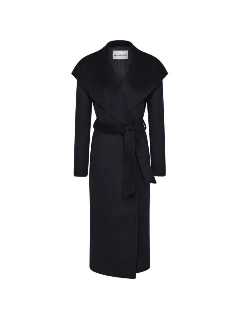 Rebecca Vallance Bower belted wool coat Blue 26014354