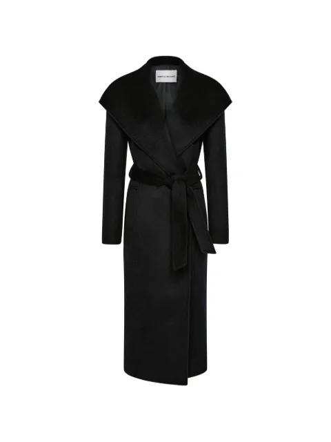 Rebecca Vallance Bower belt coat Black 26014354