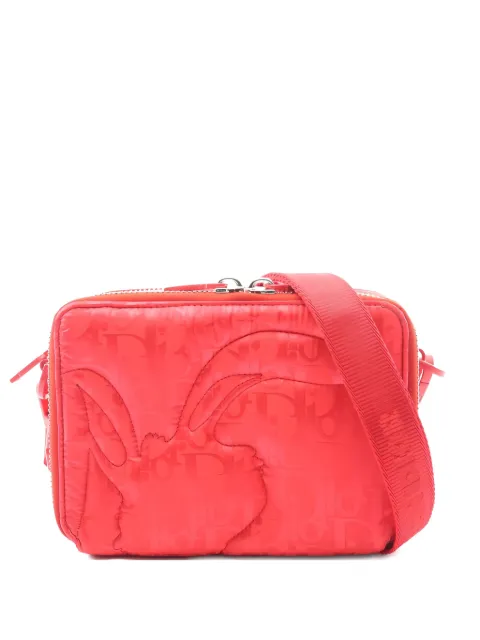 Christian Dior Pre-Owned x ERL 2010s Mirage logo shoulder bag Red 1038569