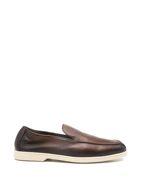 Doucal's leather loafers Brown DU3413NWMAUY054