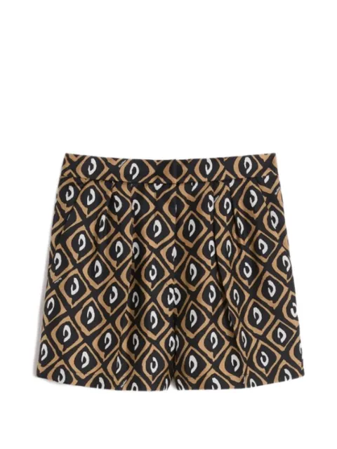 Max Mara geometric print shorts Black 2611141022600