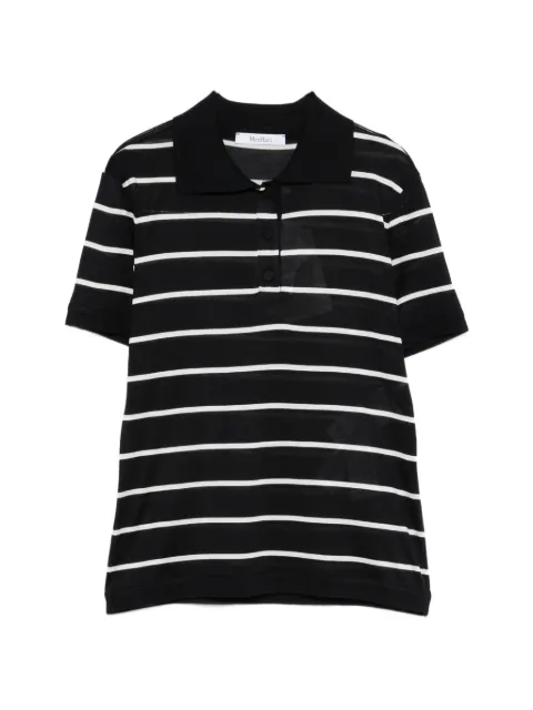 Max Mara striped polo top Blue 2611951018600