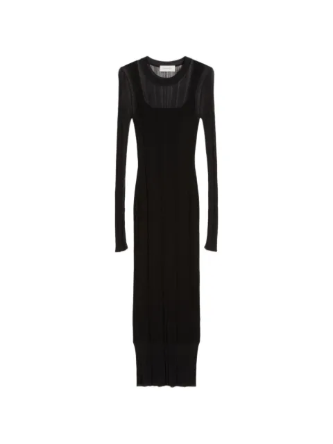 Sportmax Spxcaro ribbed knit midi dress Black 2612321031600