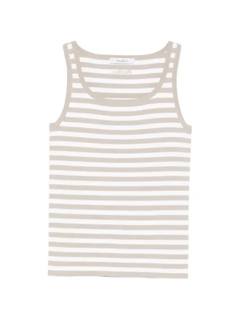Max Mara Cippo striped top Neutrals 2611361049600
