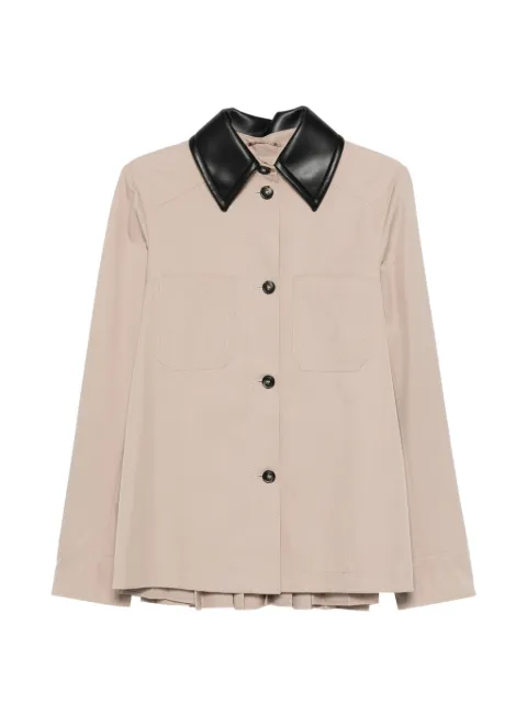 Sportmax pleated-back jacket Neutrals 2612021041600