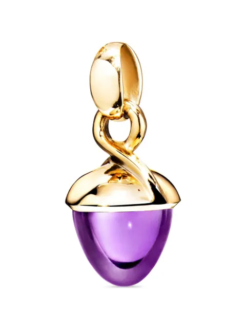 TAMARA COMOLLI Mikado amethyst pendant Gold PMFLAMYG