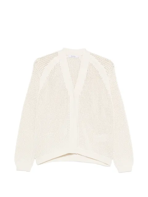 Max Mara V-neck button cardigan White 2611341058600